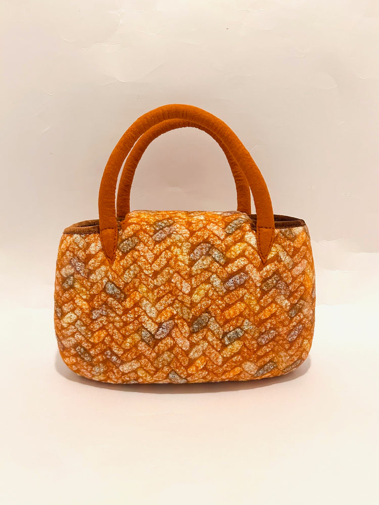 フタ付トート(中)basketry/杉綾