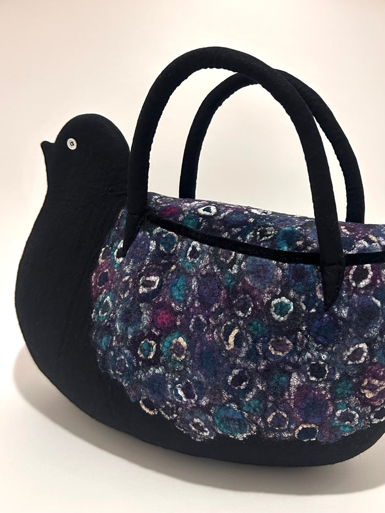 フタ付トリバッグ(大) ground bouquet/秘密の花園