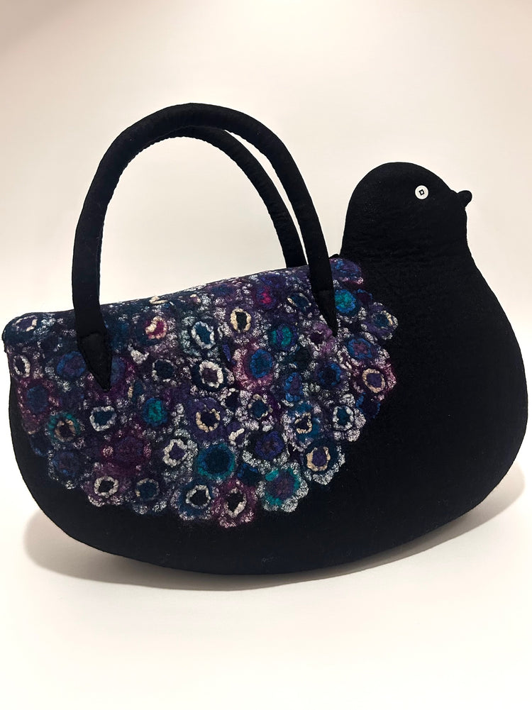 フタ付トリバッグ(大) ground bouquet/秘密の花園