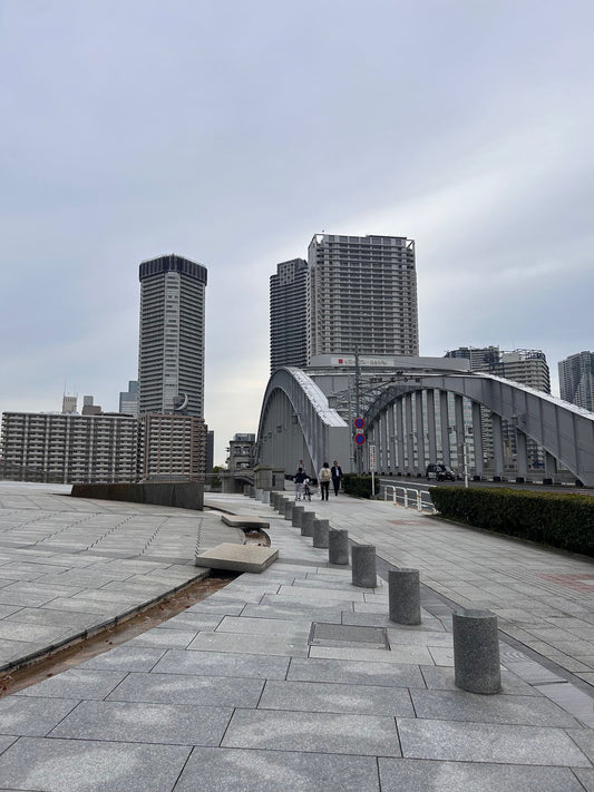 今日も勝どき橋を渡りました！