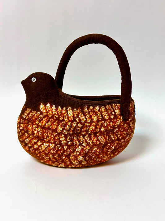 トリバッグ　basketry/ヘリンボーン