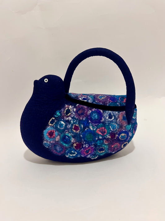 フタ付トリバッグ（ミニ） ground bouquet/秘密の花園