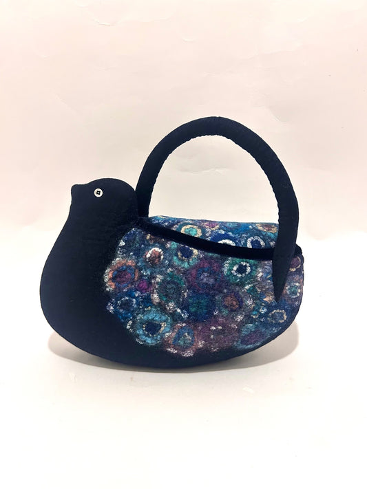 フタ付トリバッグ（ミニ） ground bouquet/秘密の花園