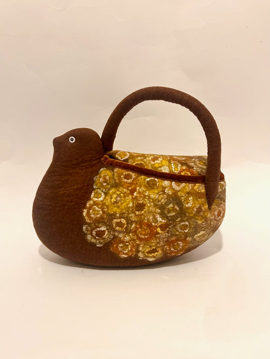 フタ付トリバッグ（ミニ） ground bouquet/秘密の花園